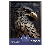 Puzzle Da 1000 Pezzi Per Adolescenti Eagle Gold Decor Puzzle Per Adulti Gioco Pratico Migliora La Memoria Regali Di Compleanno E Unici 52x38cm/1000pcs