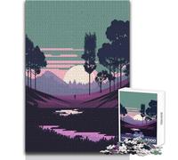 Puzzle da 1000 pezzi per adolescenti Echi della natura Giocattolo Gioco intellettuale Vacanza a casa Uccidere il tempo Regali di Babbo Natale segreto Dimensioni 38x52cm