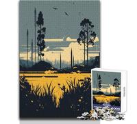 Puzzle da 1000 pezzi per adolescenti Echi della natura Rilassante Tempo libero Preciso Interblocco Precisione Giocattolo Dimensioni 50x75cm