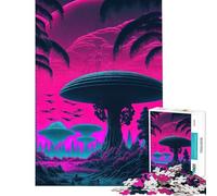 Puzzle da 1000 pezzi per adolescenti "Echi di extraterrestri" per compleanno Natale difficile gioco per famiglie per ragazzi dai 14 anni in su (38x26cm)