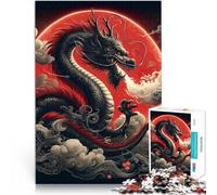 Puzzle da 1000 pezzi per adolescenti Eclissi del Drago Celeste Giocattoli di gioco impegnativi Collezione di artisti, Belle arti 38x26cm