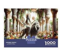 Puzzle Da 1000 Pezzi Per Adolescenti Egyptian Goddess Statue Puzzle Per Adolescenti Gioco Rompicapo Regali Per Donne Attività Divertenti A Casa 70x50cm/1000pcs