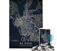Puzzle da 1000 pezzi per adolescenti El Paso Stati Uniti Puzzle per adulti gioco pratico ideale per le vacanze a casa per passare il tempo regali di Natale e compleanno (dimensioni 38x26cm)