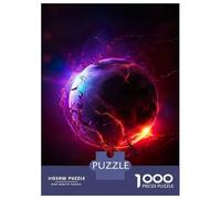 Puzzle Da 1000 Pezzi Per Adolescenti Electrified Purple Planet Puzzle Per Adulti Gioco Pratico Sfida Difficile Regali Per Amici E Familiari 38x26cm/1000pcs