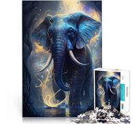 Puzzle da 1000 pezzi per adolescenti Elefante onirico Difficile da completare ma divertente e umoristico Migliorare l'amore tra le coppie 75x50cm