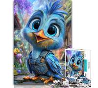 Puzzle da 1000 pezzi per adolescenti Elefante sullo skateboard 1000 pezzi per adulti e ragazzi, regalo di compleanno, regali per bambini dai 14 anni in su 50x75cm