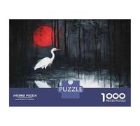 Puzzle Da 1000 Pezzi Per Adolescenti Elegant White Heron Art Print Puzzle Per Adulti Giochi Rilassanti Analisi E Logica Regali Unici Per Compleanno E Natale 38x26cm/1000pcs