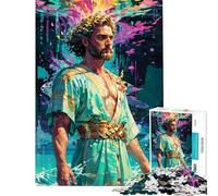 Puzzle da 1000 pezzi per adolescenti "Eleganza olimpica" Il regno tranquillo di Poseidone Puzzle per adulti Giochi rilassanti Sfida impegnativa Regali di Natale e compleanno (Dimensioni 38x26cm)