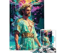 Puzzle da 1000 pezzi per adolescenti "Eleganza olimpica" Il tranquillo regno di Poseidone Puzzle per adulti Gioco pratico Taglio di precisione Attività divertenti da fare a casa (Dimensioni 50x75cm)