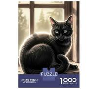 Puzzle Da 1000 Pezzi Per Adolescenti Emerald Eyes by The Window Puzzle Per Adulti Giochi Rilassanti Analisi E Logica Regali Unici Per Compleanno E Natale 52x38cm/1000pcs