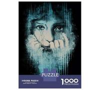 Puzzle Da 1000 Pezzi Per Adolescenti Emotional Woman's Face Art Print Puzzle Per Adolescenti Giocattoli Fai Da Te Analisi E Logica Per Compleanno, Natale 70x50cm/1000pcs