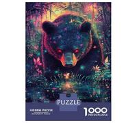 Puzzle Da 1000 Pezzi Per Adolescenti Enchanted Forest Bear Puzzle Per Adulti Gioco Rompicapo Difficile Divertente Attività A Casa 52x38cm/1000pcs