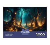Puzzle Da 1000 Pezzi Per Adolescenti Enchanted Forest Glowing Trees Puzzle Giochi Divertenti Corsa Di Velocità Manuale Regali Unici Per Compleanno 70x50cm/1000pcs