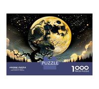 Puzzle Da 1000 Pezzi Per Adolescenti Enchanted Forest Under The Moonlight Puzzle Per Adolescenti Giocattoli Fai Da Te Analisi E Logica Per Compleanno, Natale 52x38cm/1000pcs