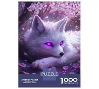 Puzzle Da 1000 Pezzi Per Adolescenti Enchanted Fox in Bloom -4 Puzzle Per Adolescenti Gioco Pratico Un'opera D'arte Regali Unici Per Compleanno E Natale 52x38cm/1000pcs