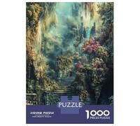 Puzzle Da 1000 Pezzi Per Adolescenti Enchanted Garden Path Puzzle Per Adulti Giochi Rilassanti Vacanza A Casa Ammazzare Il Tempo È Ideale Come Regalo 38x26cm/1000pcs