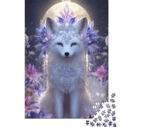Puzzle Da 1000 Pezzi Per Adolescenti Enchanted Moonlit Fox Jewelry Set Puzzle Per Adulti Giochi Per Famiglie Decorazione Da Parete Regali Unici Per Compleanno E Natale 70x50cm/1000pcs