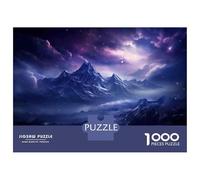 Puzzle Da 1000 Pezzi Per Adolescenti Enchanted Mountain Night Sky Puzzle Per Adulti Gioco Pratico Antistress Regali Per Amici E Familiari 52x38cm/1000pcs