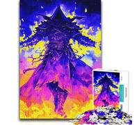 Puzzle da 1000 pezzi per adolescenti, energia oscura, stregone del fuoco, vacanze, passatempo, regali di compleanno per ragazzi dai 14 anni in su, 50x75cm