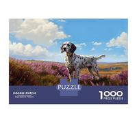 Puzzle Da 1000 Pezzi Per Adolescenti English Setter on The Moor Puzzle Per Adulti Giocattoli Antistress Analisi E Logica Regalo Di Compleanno, Regali, 38x26cm/1000pcs