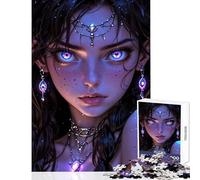 Puzzle da 1000 pezzi per adolescenti enigmatica strega invernale giocattolo da parete ottimo regalo per giochi educativi ogni pezzo è unico - Dimensioni 38x52cm