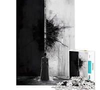 Puzzle da 1000 pezzi per adolescenti equilibrio Yin e Yang sfida per l'intelligenza e il cervello giocattolo avvincente gioco educativo difficile ottimo regalo (dimensioni 38x52cm)