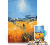 Puzzle da 1000 pezzi per adolescenti erba di campo Giocattolo educativo intellettuale decomprimente Migliorare l'amore tra le coppie 75x50cm