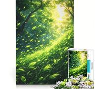 Puzzle da 1000 pezzi per adolescenti "Erba nel vento", decorazione da parete, passatempo ideale per le vacanze a casa, per rafforzare l'amore tra le coppie 38x26cm