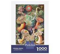 Puzzle Da 1000 Pezzi Per Adolescenti Ernst Haeckels Art Forms of Nature Puzzle Gioco Per Famiglie Regali Per Donne Divertimento A Casa Attività, 52x38cm/1000pcs
