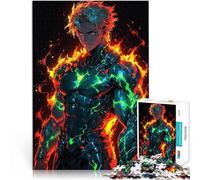 Puzzle da 1000 pezzi per adolescenti Eroe anime focoso Antistress Vacanza in patria Uccidere il tempo Lista dei desideri con Babbo Natale 75x50cm