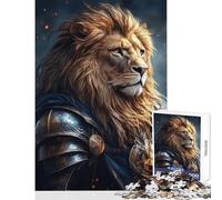 Puzzle da 1000 pezzi per adolescenti,eroico leone guerriero,giocattolo educativo,regali di compleanno,giochi educativi,aiuta l'esercizio del cervello,dimensioni 50x75cm