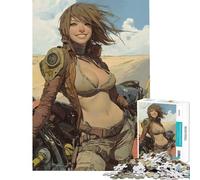 Puzzle da 1000 pezzi per adolescenti: Esploratore sorridente in un deserto post-apocalittico Puzzle da 1000 pezzi antistress ideale per le vacanze a casa per passare il tempo come di Natale
