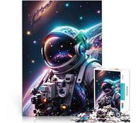 Puzzle da 1000 pezzi per adolescenti Esplorazione cosmica Gioco di famiglia antistress sfida difficile Adatto per la decorazione del desktop 50x70cm