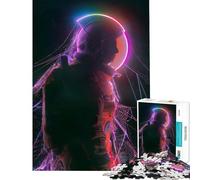 Puzzle da 1000 pezzi per adolescenti esplosione al neon gioco pratico educativo regalo per donne e uomini divertente e spiritoso (dimensioni 75x50cm)