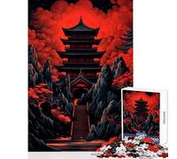 Puzzle da 1000 pezzi per adolescenti estetica giapponese giocattolo decorazione da parete regali di Babbo Natale segreto giochi educativi aiuta a esercitare il cervello dimensioni 38x26cm