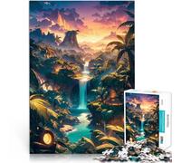 Puzzle da 1000 pezzi per adolescenti Euforia tropicale Difficile da completare ma divertente e umoristico Regalo per i compleanni 38x26cm