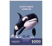 Puzzle Da 1000 Pezzi Per Adolescenti Everythings Gonna Be Orcay Puzzle Per Adulti Giochi Rilassanti Taglio Di Precisione Regali Unici Per Compleanni E Occasioni Speciali 70x50cm/1000pcs