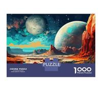 Puzzle Da 1000 Pezzi Per Adolescenti Exoplanet Landscape Alien Worlds Puzzle Per Adulti Giochi Rilassanti Analisi E Logica Regali Unici Per Compleanni 38x26cm/1000pcs