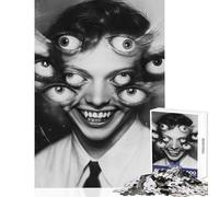 Puzzle da 1000 pezzi per adolescenti Eyes of The Unseen giocattoli per la decorazione della casa regali di Babbo Natale segreto gioco rompicapo collezione di artisti belle arti dimensioni 38x52cm