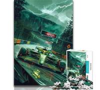 Puzzle da 1000 pezzi per adolescenti F1 Racing, giocattoli, giochi educativi antistress, migliora l'amore tra coppie, 38x26cm