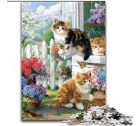 Puzzle da 1000 pezzi per adolescenti, famiglia di leoni, gioco intellettuale giocattolo che rafforza l'amore tra le coppie per età 14+ (dimensioni 50x75cm)