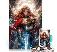 Puzzle da 1000 pezzi per adolescenti Fanciulla della Spada Giocattolo educativo per l'apprendimento Giocattoli per la decorazione della casa 52x38cm