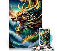 Puzzle da 1000 pezzi per adolescenti fantasia di drago e serpente Gioco educativo per famiglie perché è ideale come regalo per tutta la famiglia 50x70cm