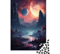 Puzzle Da 1000 Pezzi Per Adolescenti Fantasy Alien Landscape -1 Puzzle Gioco Per Famiglie Regali Per Donne Divertimento A Casa Attività, 52x38cm/1000pcs