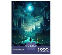 Puzzle Da 1000 Pezzi Per Adolescenti Fantasy Alien Landscape Puzzle Per Adulti Gioco Per Famiglie Sfida Difficile Ideale Come Regalo 52x38cm/1000pcs