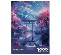 Puzzle Da 1000 Pezzi Per Adolescenti Fantasy Anime Torii Gate Puzzle Per Adolescenti Gioco Pratico Decorazione Murale Difficile Da Completare 52x38cm/1000pcs