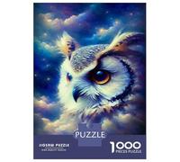 Puzzle Da 1000 Pezzi Per Adolescenti Fantasy Art Owl Painting Puzzle Per Adolescenti Giochi Rilassanti Migliora La Memoria Regali Per Amici E Familiari 52x38cm/1000pcs