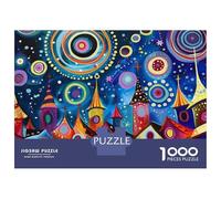 Puzzle Da 1000 Pezzi Per Adolescenti Fantasy Art Print - Whimsical Cityscape Puzzle Per Adolescenti Giochi Per Famiglie Sfida Difficile Regali Di Compleanno E Unici 38x26cm/1000pcs