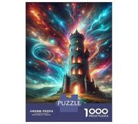 Puzzle Da 1000 Pezzi Per Adolescenti Fantasy Castle in The Sky Puzzle Giochi Rilassanti Regali Per Donne Regali Di Natale E Compleanno 52x38cm/1000pcs