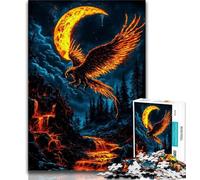 Puzzle da 1000 pezzi per adolescenti fantasy fenice puzzle per adolescenti educativo e didattico ideale come regalo per tutta la famiglia 38x26cm